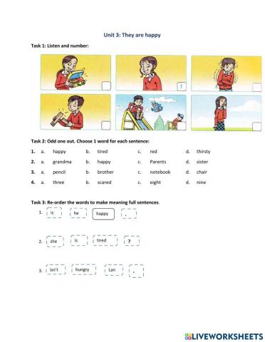 They are happy - Lesson 2