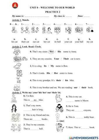 Grade 2 unit 0 grammar 2