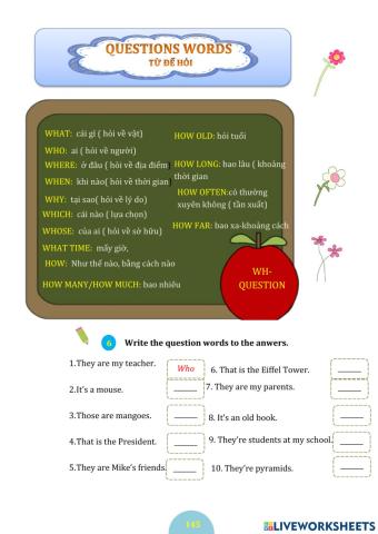 Question(page 145-146)