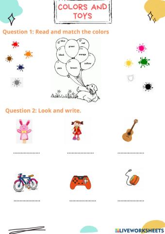 Colors and Toys