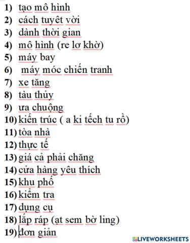 My hobbies- Part D READING