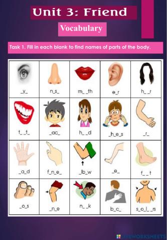 ILSW6-Unit 3- Vocabulary