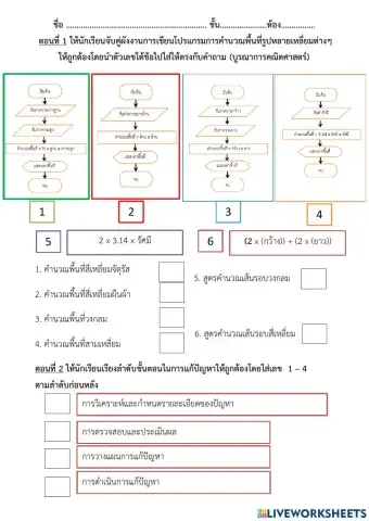 การเขียนผังงาน (วิทยาการคำนวณ) รูปเรขาคณิต