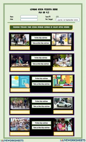 PLH Hidup sederhana 2