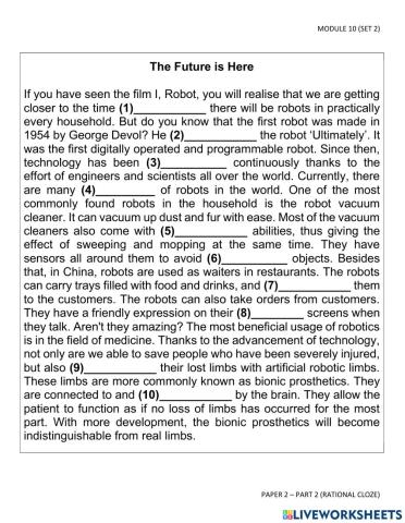 Module 2.10 (paper 1)