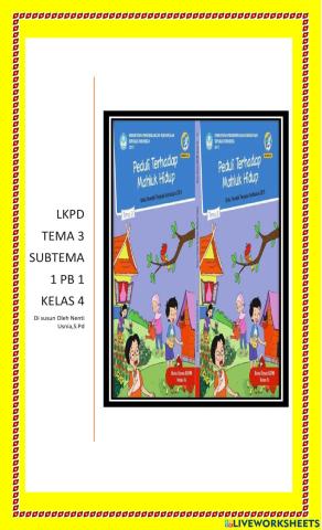 Tema 3 subtema 1 pembelajaran 1 kelas 4