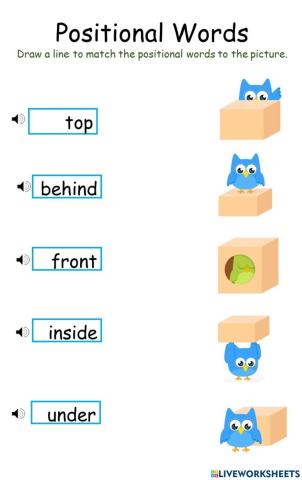 Positional Words 1 DJ