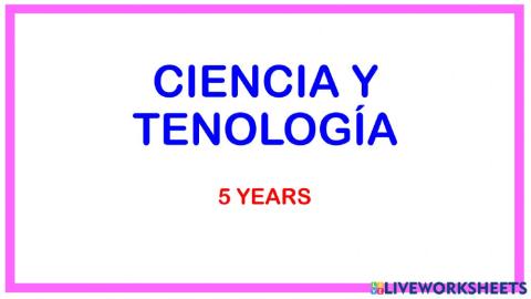 Ciencia y Tecnología