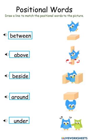 Positional Words 2 DJ