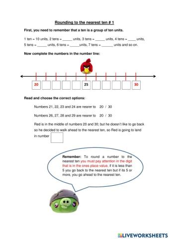 Rounding to the nearest ten