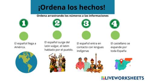 ¡Ordena los hechos!