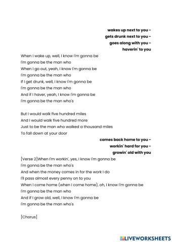 Future plans with going to: I'm gonna be - The Proclaimers