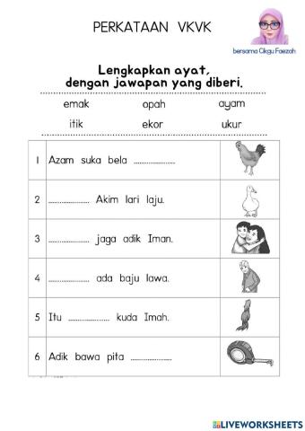 Ayat mudah VKVK