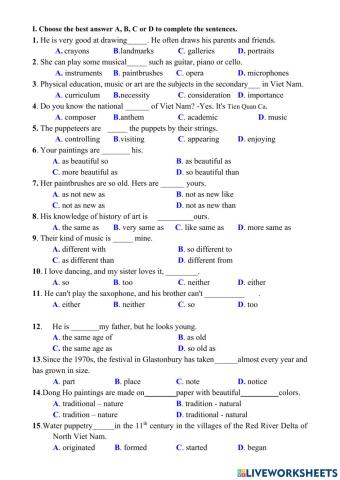 Ôn tập hk 1 lớp 7