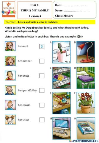 Vi12- My family- Lesson 4