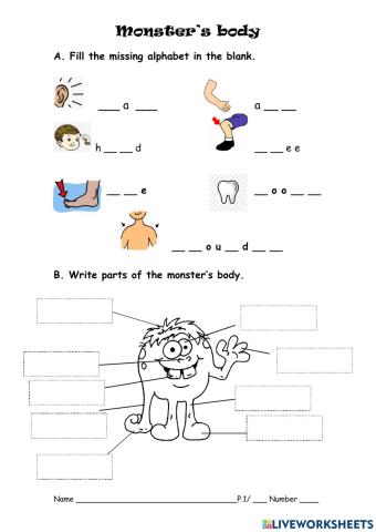 Monster's body