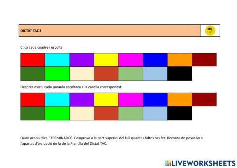 Dictat tac 3