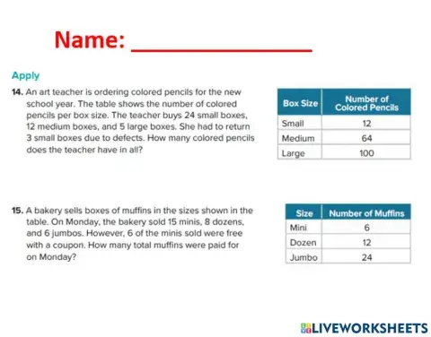 Numerical expression