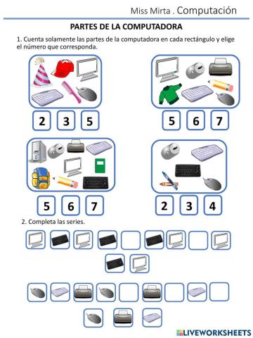Partes de la computadora