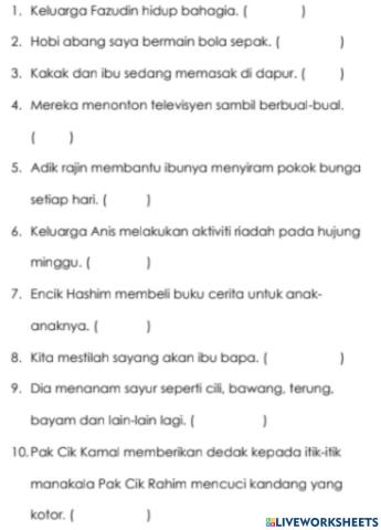 T3 Ayat tunggal ayat majmuk