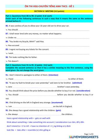 Ôn thi hsg 9-đề 1-p4-writing