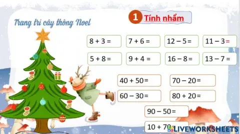 Ôn tập phép cộng và phép trừ