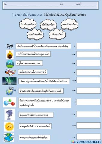 ชั้นบรรยากาศ
