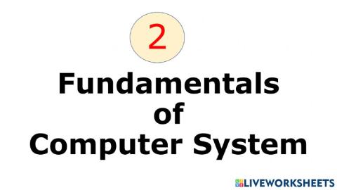 Fundamentals of computers 1