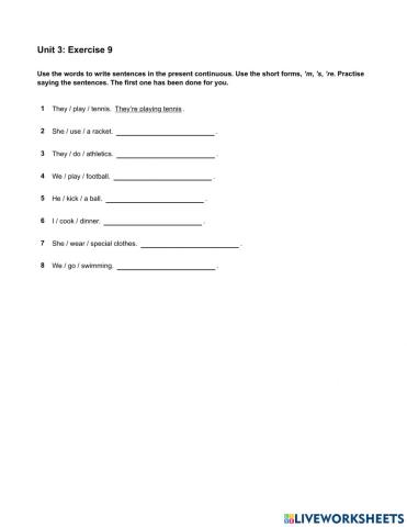 Mindset Foundation - Listening & Speaking Skills Modules - Unit 3 Ex9