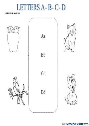 Letter worksheet