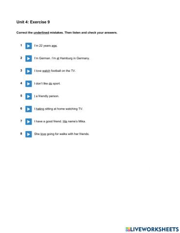Mindset Foundation - Languague Builder Skills Modules - Unit 4 Ex9