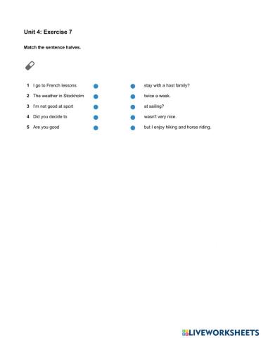 Mindset Foundation - Grammar & Vocabulary Skills Modules - Unit 4 Ex7