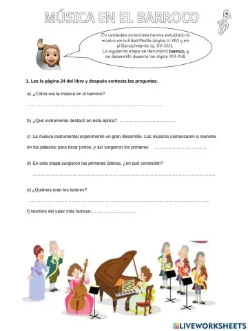 Música en el barroco