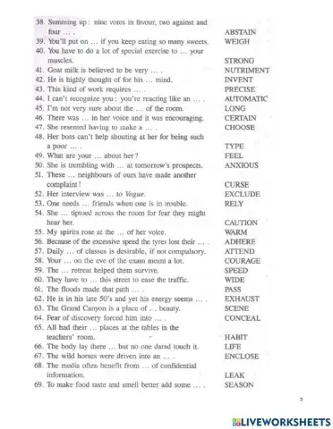 G9 - Word formation 2