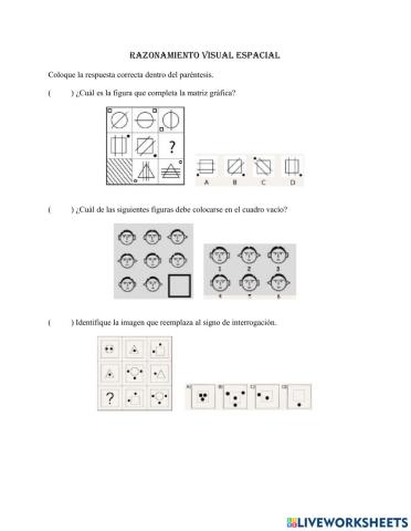 Razonamiento visual espacial
