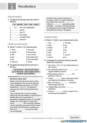 Influence 3 voc 3 stand