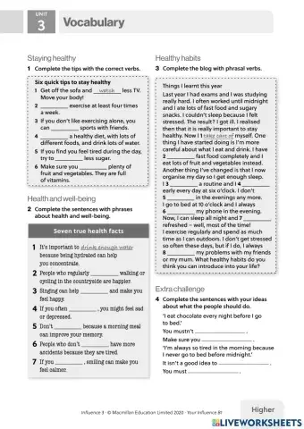 Influence 3 voc 3 Extra