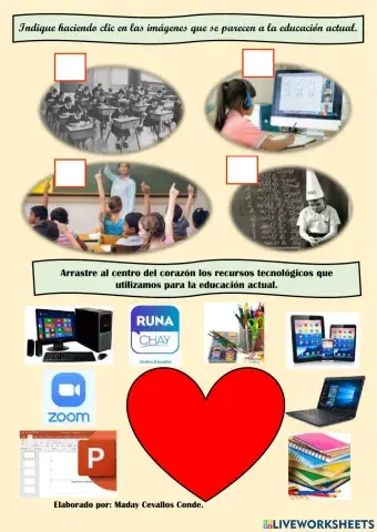 Educación actual y antigua.