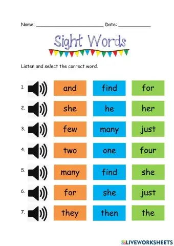 Sight Words