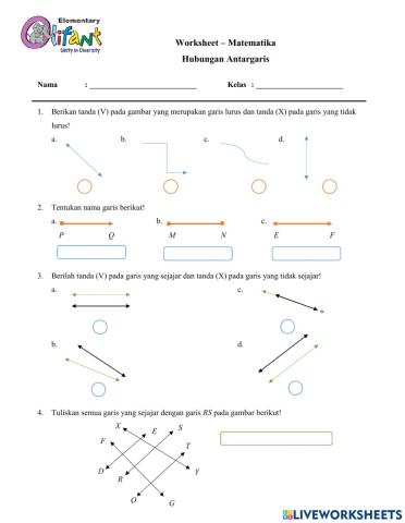Worksheet - Hubungan Antargaris