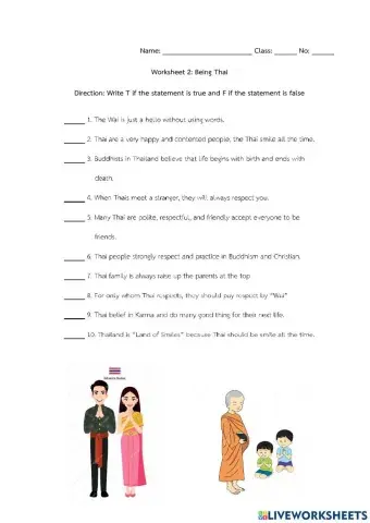 Thai culture (Being Thai)