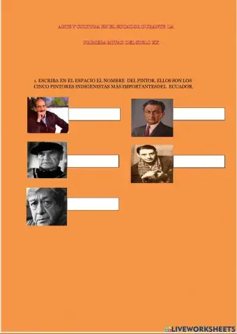 Arte y cultura del Ecuador primera mitad del siglo xx