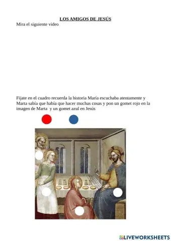 Marta y María las amigas de Jesús