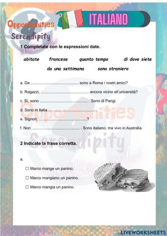 Progetto Italiano tarea 5