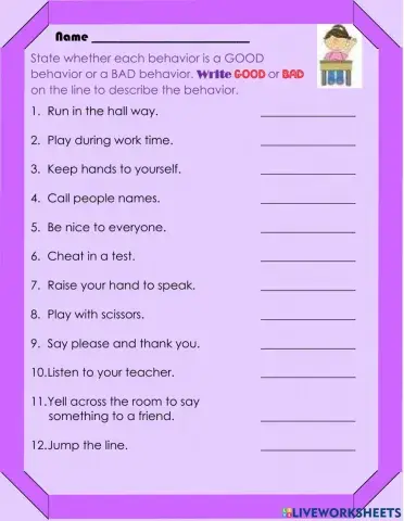 Good and Bad Behavior