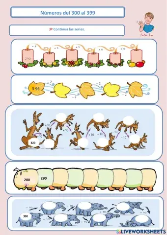Números del 300 al 399