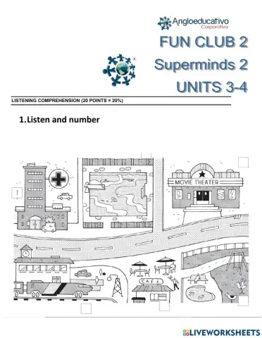 Listening exam units 3-4