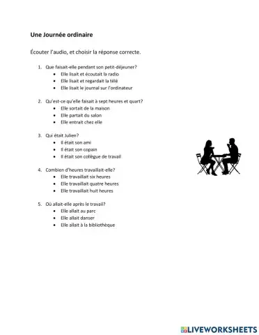 Une journée ordinaire