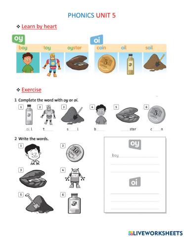 Phonics OY-OI