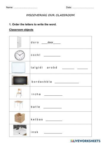 Discovering our classroom